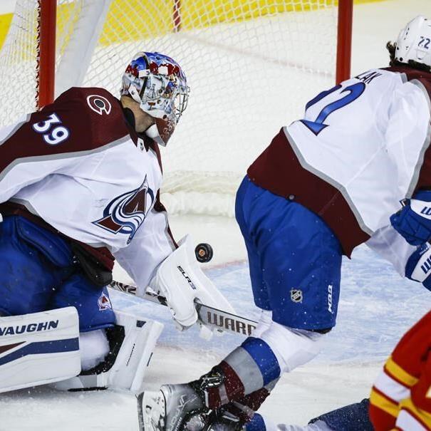 Calgary Flames end run of season-opening losses with 5-3 win over Colorado Avalanche